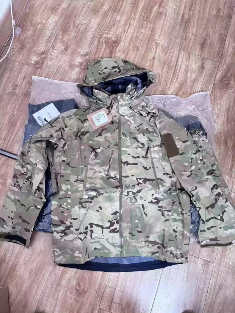 KIICEILING MP-G2 Tactical Jacket for Men Hardshell Waterproof Rain Jackets