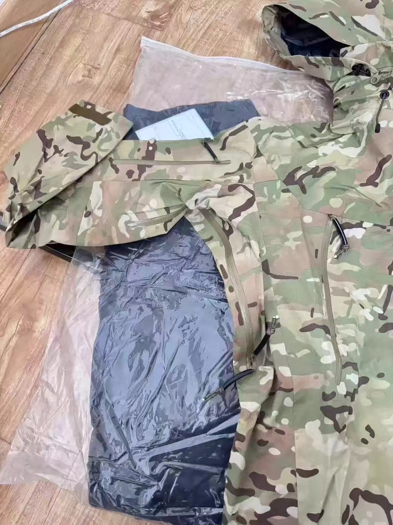 KIICEILING MP-G2 Tactical Jacket for Men Hardshell Waterproof Rain Jackets