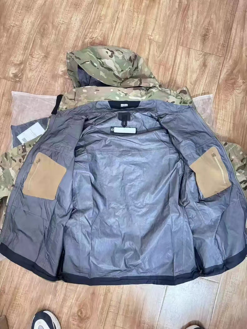 KIICEILING MP-G2 Tactical Jacket for Men Hardshell Waterproof Rain Jackets