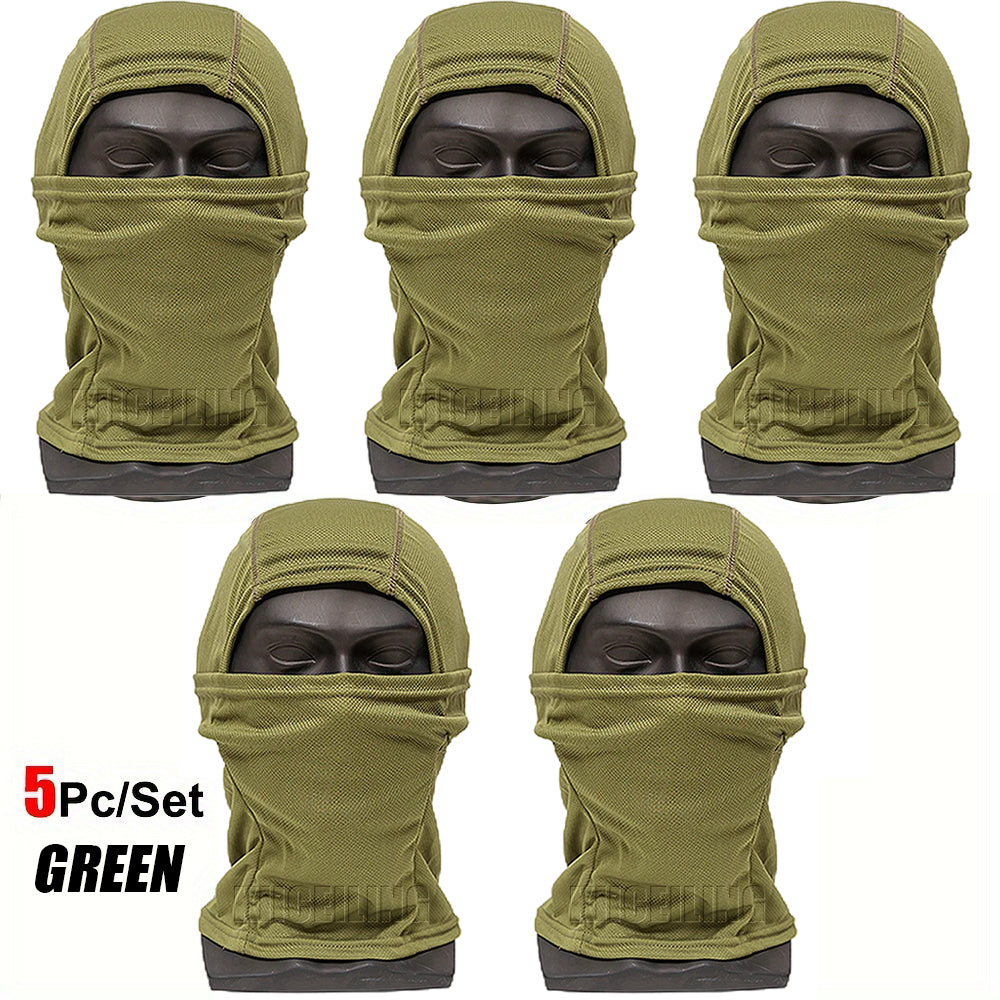 KIICEILING Camouflage Balaclava Mask, Hiking Scarves, Tactical Mask, Thin, Multicam Bandana,