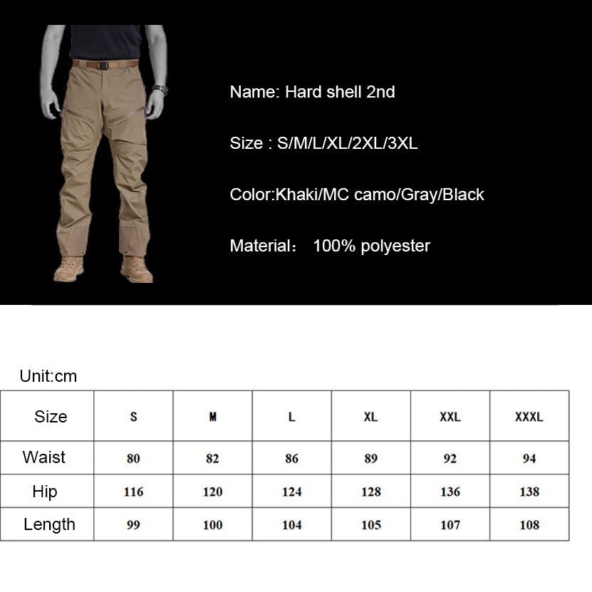 MP-AR 2nd Hard Shell Waterproof Assault Camouflage Pants