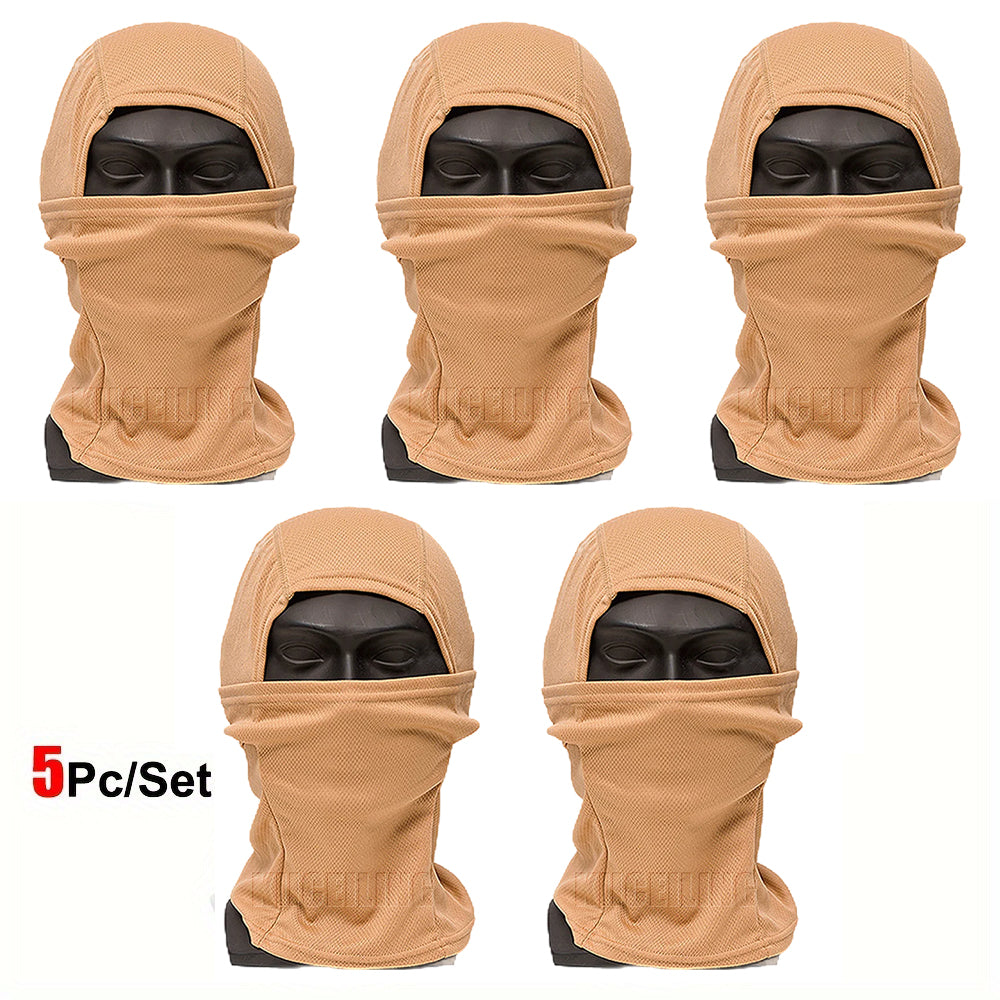 KIICEILING Camouflage Balaclava Mask, Hiking Scarves, Tactical Mask, Thin, Multicam Bandana,