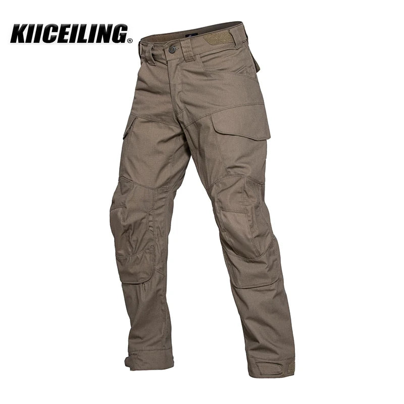 KIICEILING MP-GJZ1 Tactical Pants Work Ripstop Water-resistant Trousers