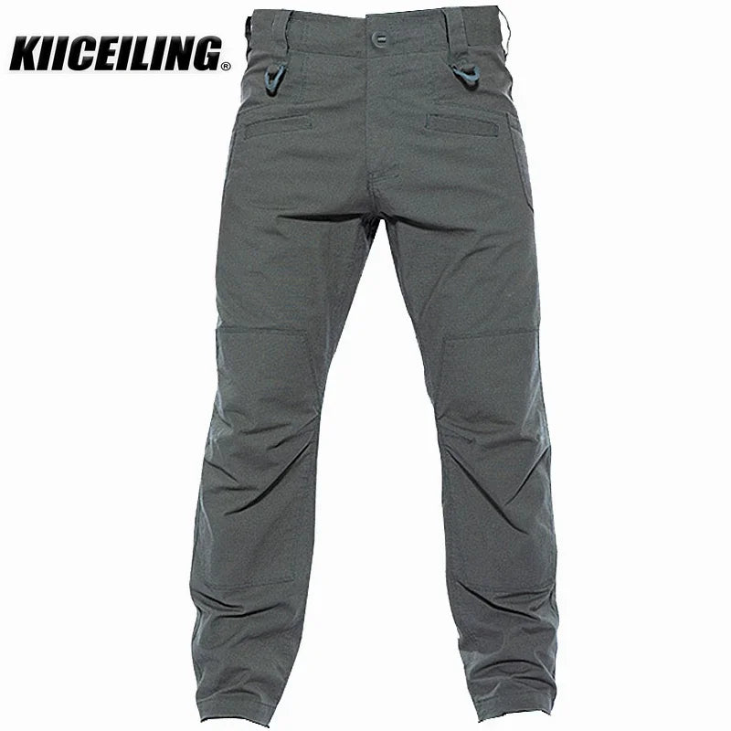 KIICEILING MP-QZ Tactical Pants Stretch Waterproof Ripstop Trousers