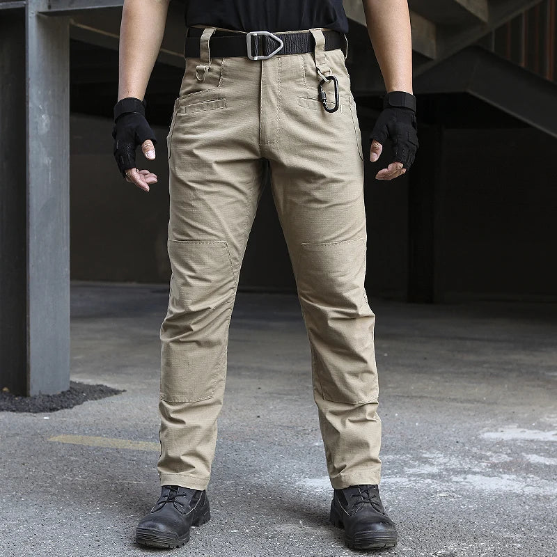 KIICEILING MP-QZ Tactical Pants Stretch Waterproof Ripstop Trousers