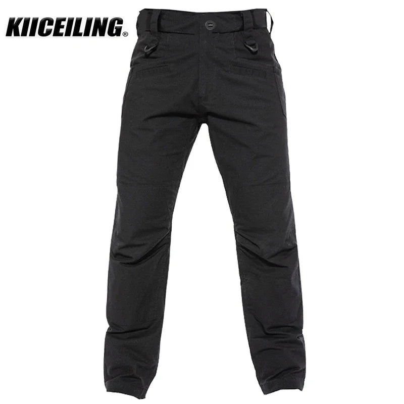 KIICEILING MP-QZ Tactical Pants Stretch Waterproof Ripstop Trousers