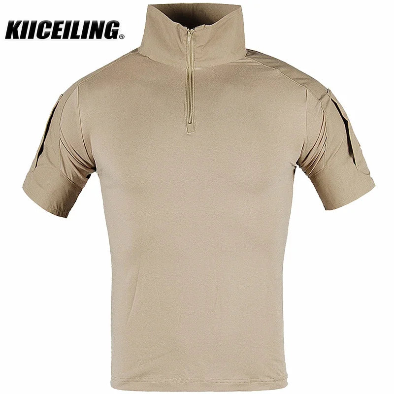 KIICEILING-Summer, FG2 Camouflage Short Sleeve T-Shirt for Men
