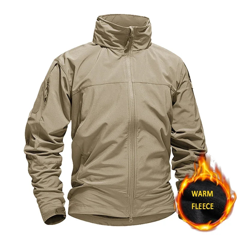 KIICELING MP-ZZG Tactical Jackets, Softshell Jacket Men