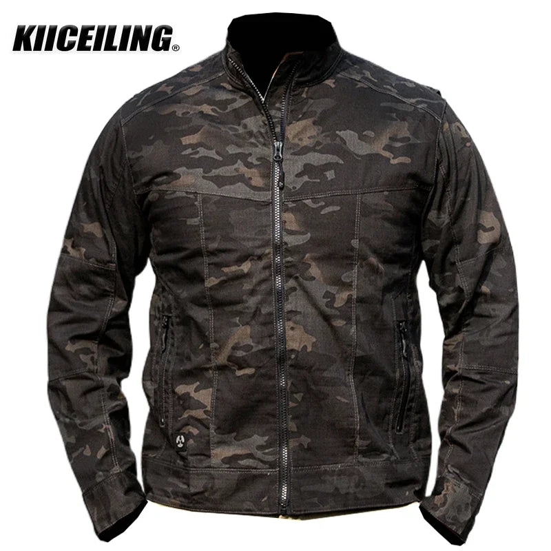 KIICEILING MP-CK Tactical Jackets For Men Ripstop