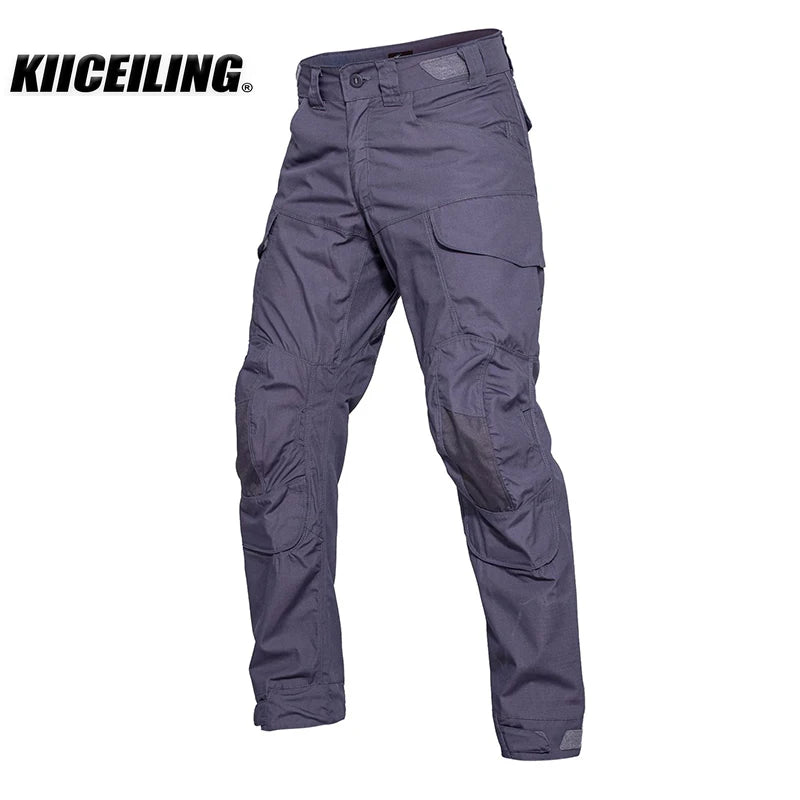 KIICEILING MP-GJZ1 Tactical Pants Work Ripstop Water-resistant Trousers