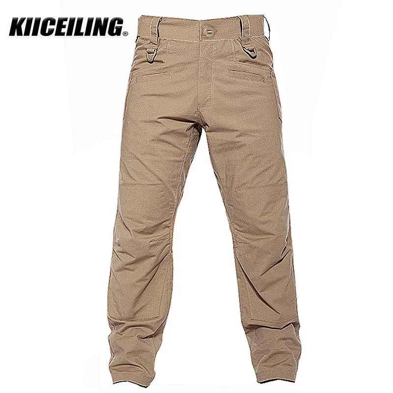 KIICEILING MP-QZ Tactical Pants Stretch Waterproof Ripstop Trousers