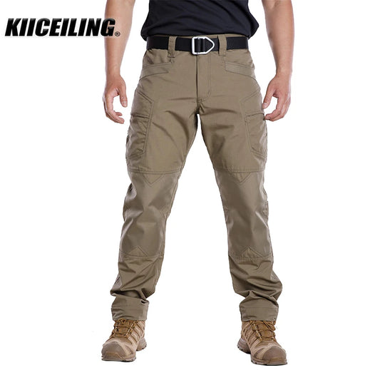 KIICEILING MP-IX6 Tactical Pants Water Repellent Ripstop Trousers