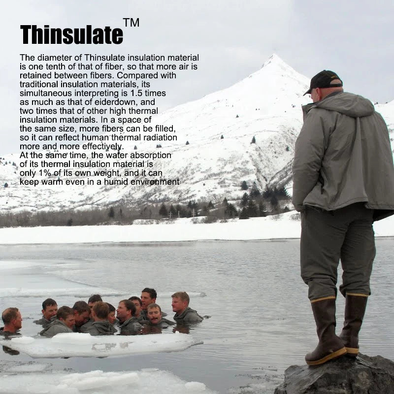 KIICEILING TITAN Tactical Jackets for Men Winter Heat Reflection Coat