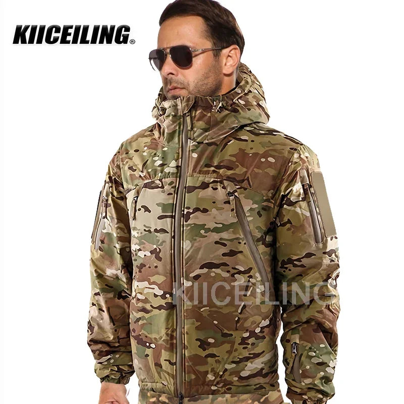 KIICEILING MP-2.0 Multicam Tactical Jackets Winter Warm Waterproof Coat