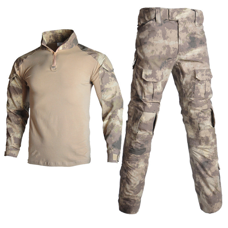 KIICEILING G2 Tactical Long Sleeve Shirt / Combat Pants With Knee Pads（CN S-3XL）(US XXS-XL)