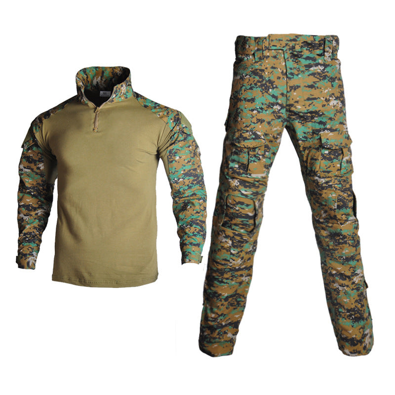 KIICEILING G2 Tactical Long Sleeve Shirt / Combat Pants With Knee Pads（CN S-3XL）(US XXS-XL)
