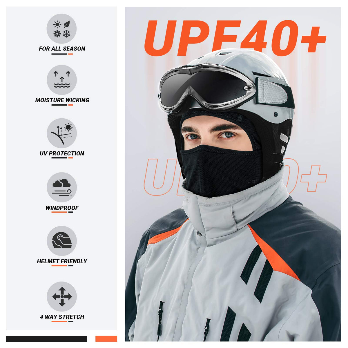 Camo Full Face Mask Balaclava - Windproof, UV Protection For Hunting & Tactical