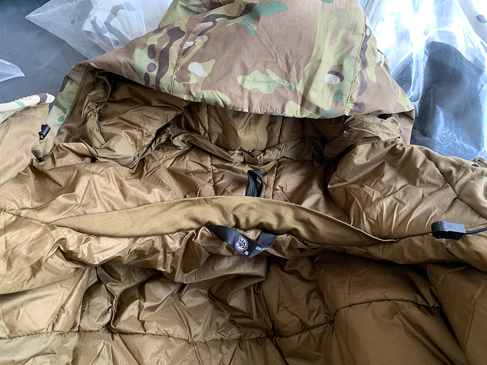 KIICEILING MP-G2.1  Tactical Jacket Hoody Winter Warm Hiking Down Outdoor Sports Camping Fishing Coat Water-resistant Windproof