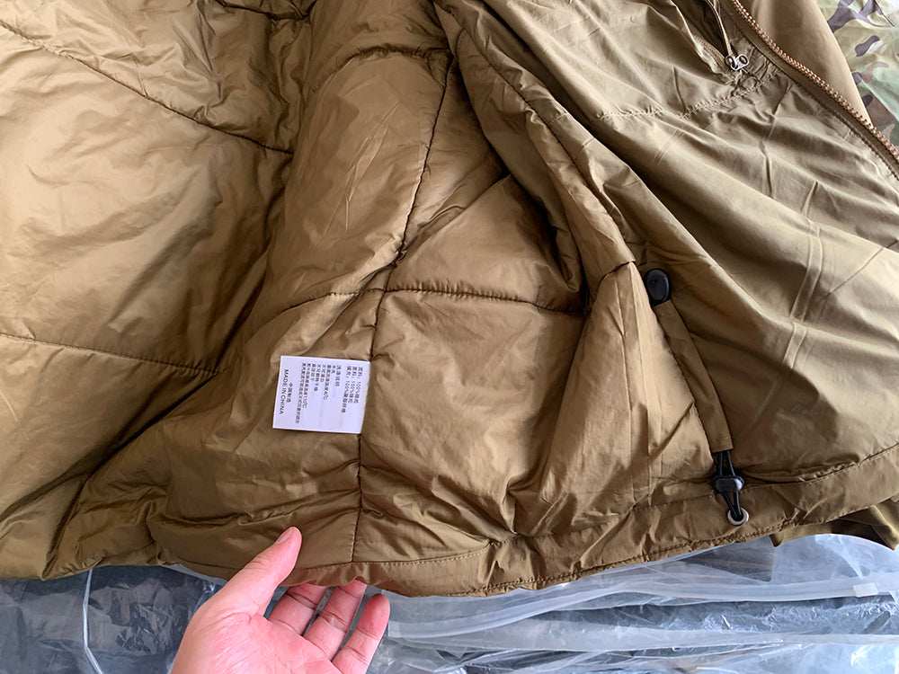 KIICEILING MP-G2.1  Tactical Jacket Hoody Winter Warm Hiking Down Outdoor Sports Camping Fishing Coat Water-resistant Windproof