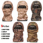 KIICEILING Camouflage Balaclava Mask, Hiking Scarves, Tactical Mask, Thin, Multicam Bandana,