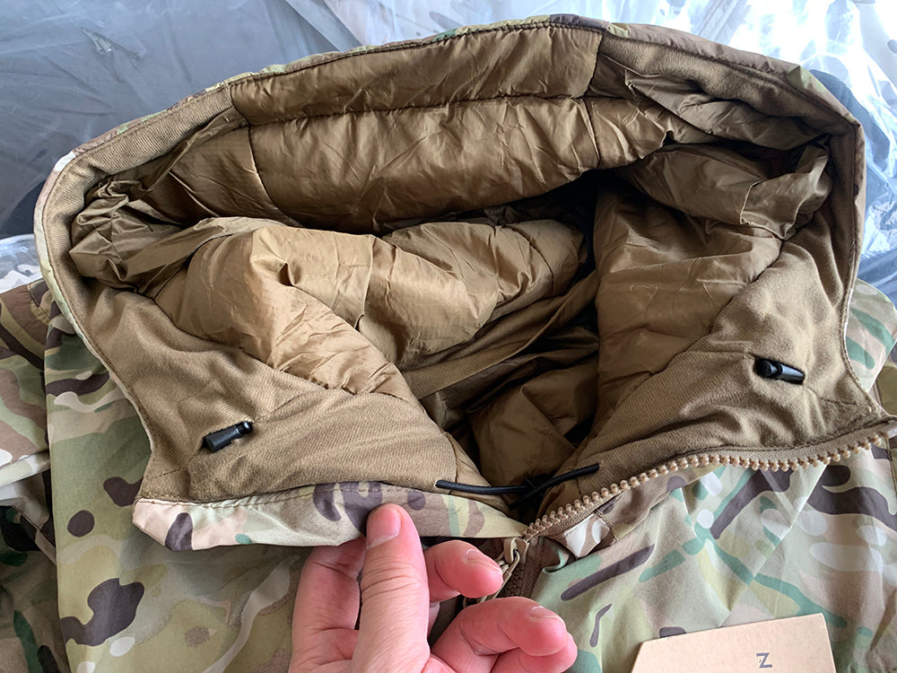 KIICEILING MP-G2.1  Tactical Jacket Hoody Winter Warm Hiking Down Outdoor Sports Camping Fishing Coat Water-resistant Windproof