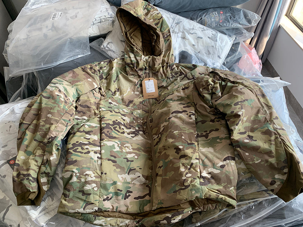 KIICEILING MP-G2.1  Tactical Jacket Hoody Winter Warm Hiking Down Outdoor Sports Camping Fishing Coat Water-resistant Windproof