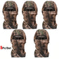 KIICEILING Camouflage Balaclava Mask, Hiking Scarves, Tactical Mask, Thin, Multicam Bandana,