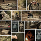 KIICEILING Multicam Camouflage Trench Hunting Clothes Capes Ponchos Tactical Hoodie Men Winter Warm Windproof