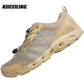 KIICEILING Summer Hiking Shoes Tactical Boots for Men Mesh Breathable Beach Upstream Sneakers Military Army Sport Trekking Shoe