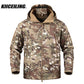 KIICEILING SYP Winter Softshell Fleece lining Jackets With Hooded