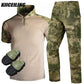 KIICEILING G2 Short Sleeves T-shirt And Pants With Knee Pads (CN S-3XL)