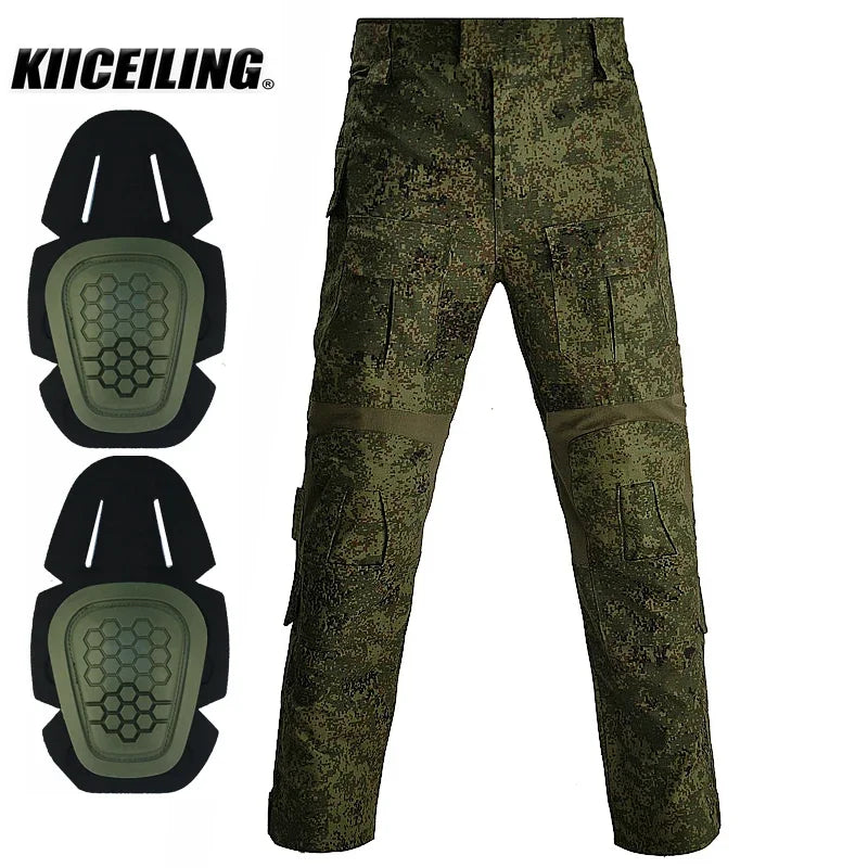 KIICELING Summer G3 Stretch Patch , Combat Pants With Knee Pads