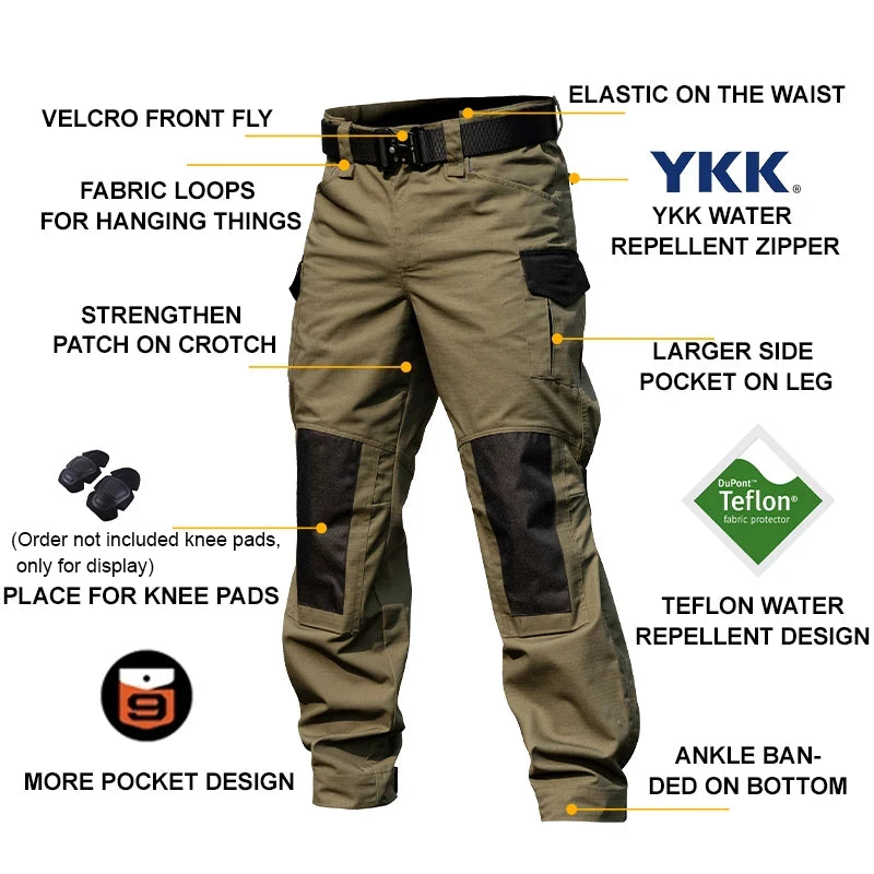 KIICEILING-MP-QX,Tactical Pants for Men