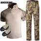 KIICEILING G2 Short Sleeves T-shirt And Pants With Knee Pads (CN S-3XL)