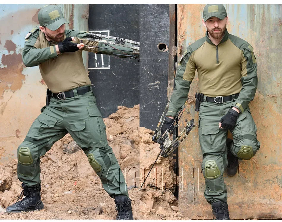 KIICELING Summer G3 Stretch Patch , Combat Pants With Knee Pads