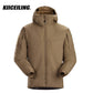 KIICEILING MP-G2.1  Tactical Jacket Hoody Winter Warm Hiking Down Outdoor Sports Camping Fishing Coat Water-resistant Windproof