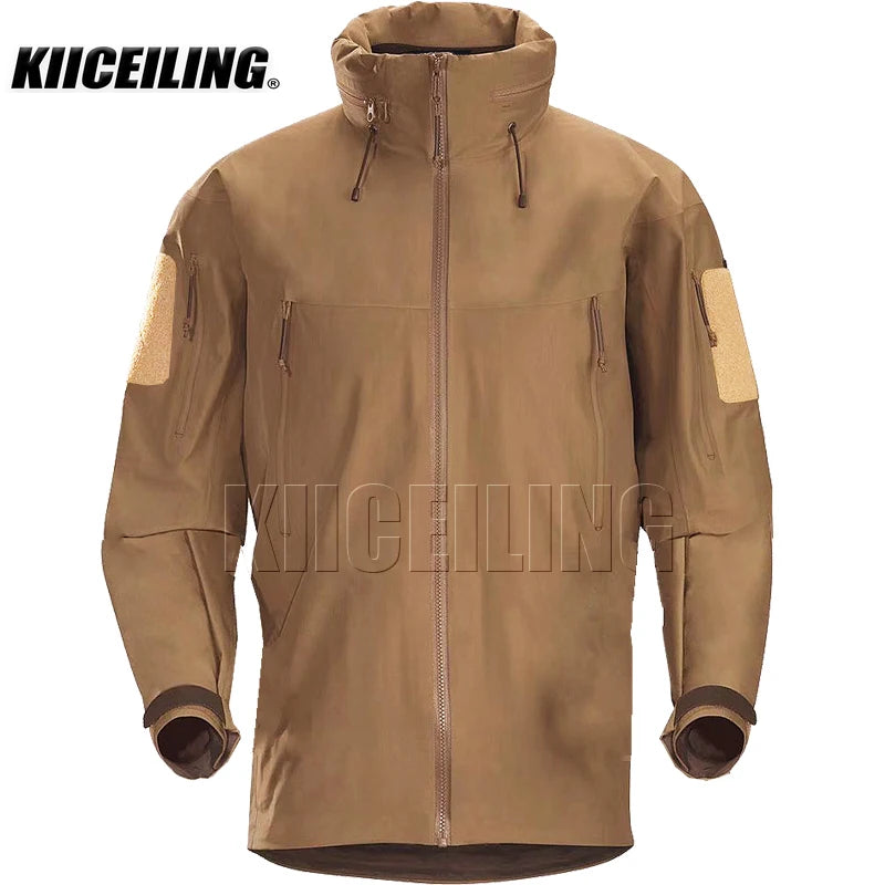 KIICEILING MP-G2 タクティカルジャケット メンズ ハードシェル 防水 レインジャケット