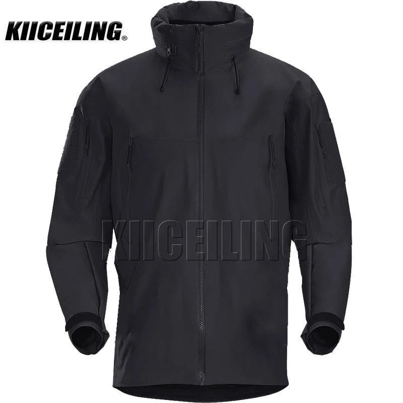 KIICEILING MP-G2 タクティカルジャケット メンズ ハードシェル 防水 レインジャケット