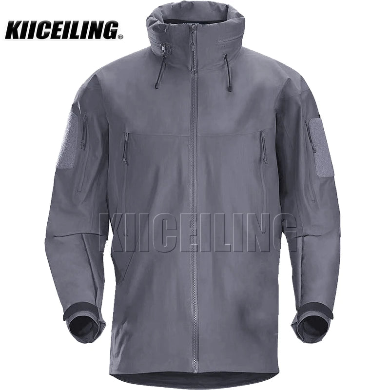 KIICEILING MP-G2 タクティカルジャケット メンズ ハードシェル 防水 レインジャケット