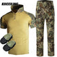KIICEILING G2 Short Sleeves T-shirt And Pants With Knee Pads (CN S-3XL)