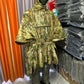 KIICEILING Multicam Camouflage Trench Hunting Clothes Capes Ponchos Tactical Hoodie Men Winter Warm Windproof