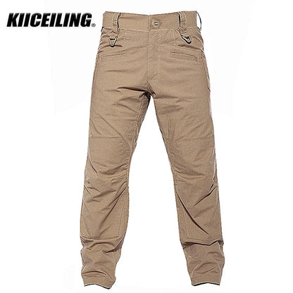 KIICEILING MP-QZ Tactical Pants Stretch Waterproof Ripstop Trousers