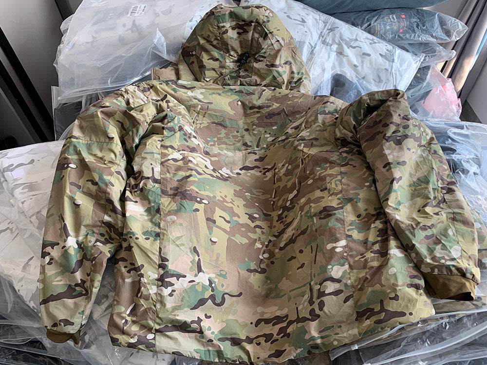 KIICEILING MP-G2.1  Tactical Jacket Hoody Winter Warm Hiking Down Outdoor Sports Camping Fishing Coat Water-resistant Windproof