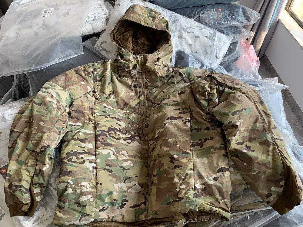 KIICEILING MP-G2.1  Tactical Jacket Hoody Winter Warm Hiking Down Outdoor Sports Camping Fishing Coat Water-resistant Windproof