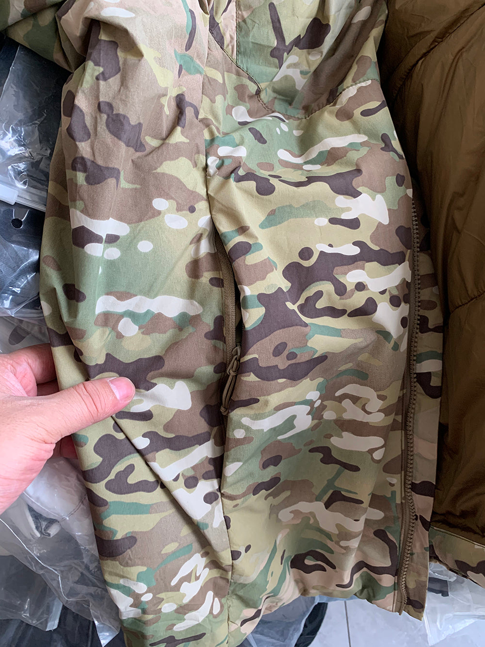 KIICEILING MP-G2.1  Tactical Jacket Hoody Winter Warm Hiking Down Outdoor Sports Camping Fishing Coat Water-resistant Windproof