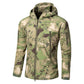 KIICEILING SYP Winter Softshell Fleece lining Jackets With Hooded