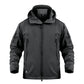 KIICEILING SYP Winter Softshell Fleece lining Jackets With Hooded